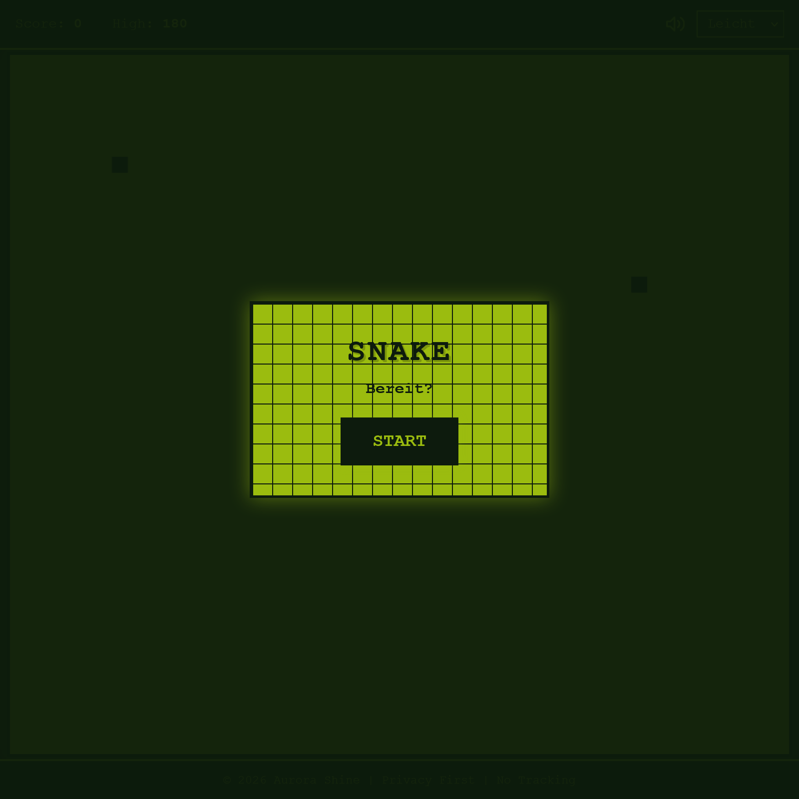 SNAKE Spiel
